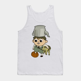 Greg with Pumpkin Tank Top